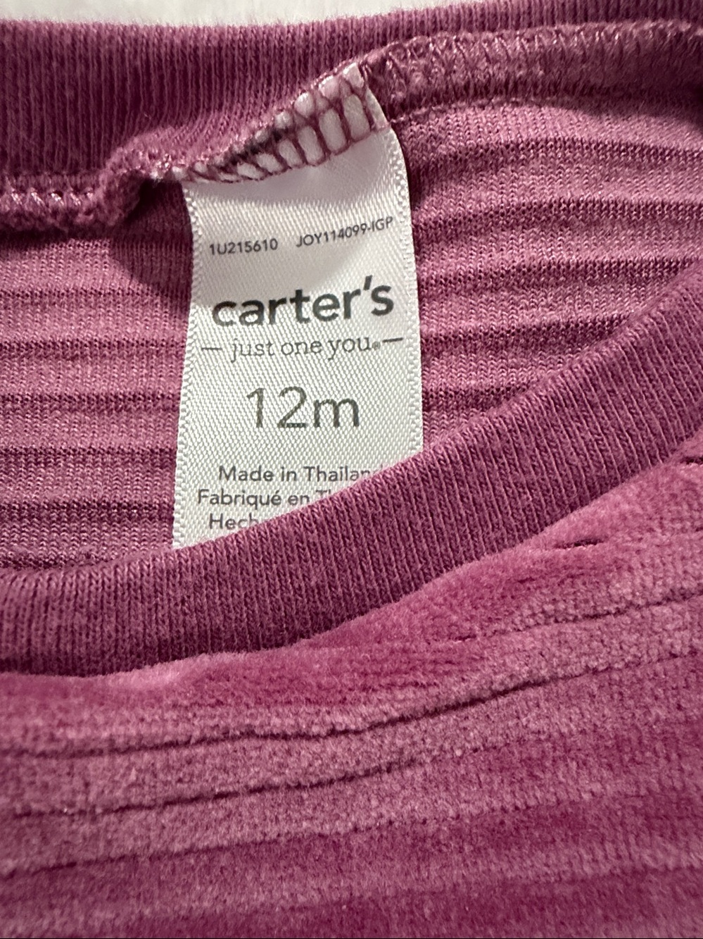 Carter's Plum Corduroy Two-Piece Set - Picture 2 of 2